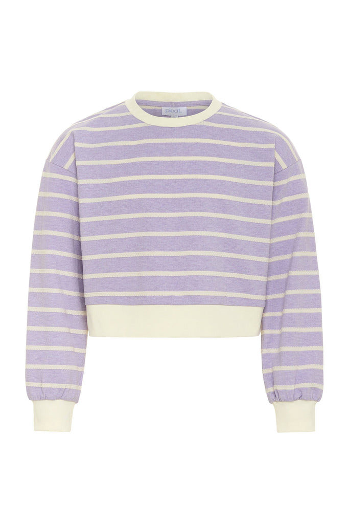 Natalie Top Purple Stripe