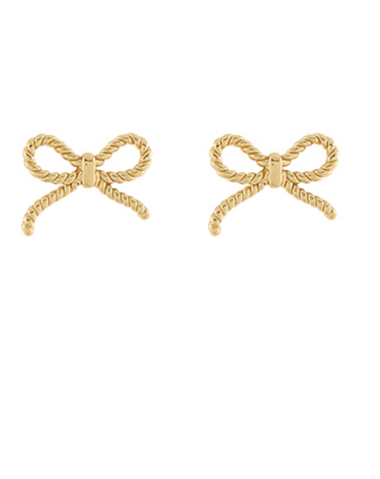 Rope Bow Earrings