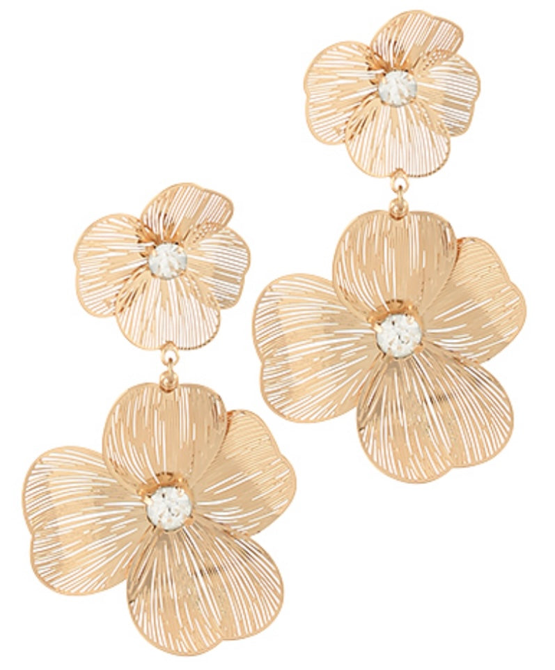 Filigree Flower Earrings