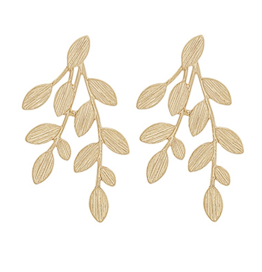 Drop Leaf Earrings