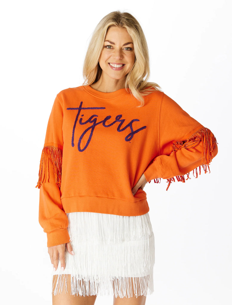Tigers Fringe Sweatshirt