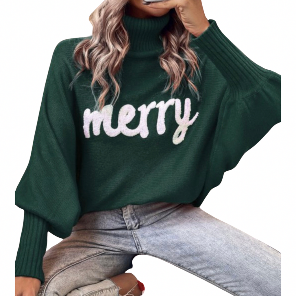 Green Merry Sweater