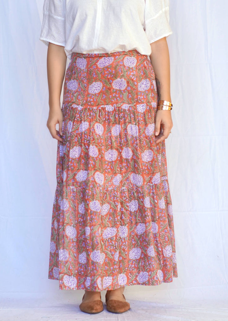 Millie Skirt Brown Multi