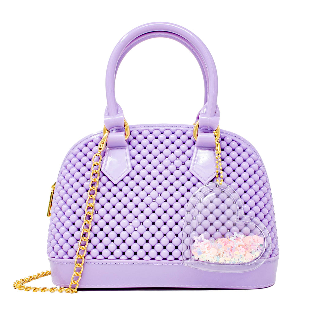 Jelly Bead Bowling Bag - Purple